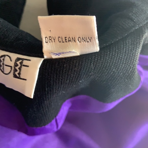 ANAGE vintage cotton jacket beaded ribbon circles - Picture 8 of 10